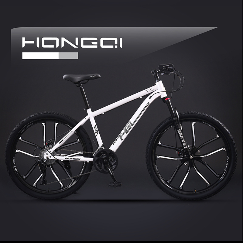 Tienda insignia oficial de la bandera roja aleación de aluminio bicicleta de montaña hombre adulto vehículo de carretera de velocidad variable de carretera juvenil exhibición