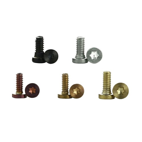 Source Factory Wholesale CD Pattern Screws 304 Micro Stainless Steel Countersunk Head Fine Large Flat Head Plum Blossom Slot Machine Screws