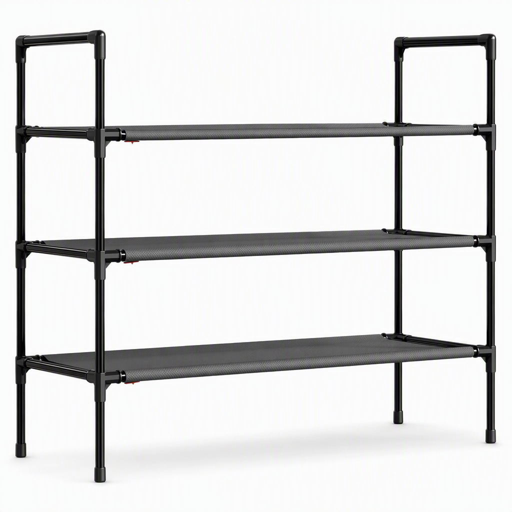Zapatero Organizador de Piso de Metal, Multifuncional, para Dormitorio y Balcón