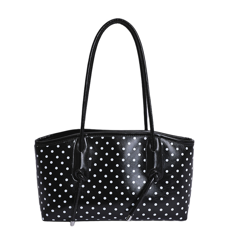 Nicho japonés coreano estilo brazalete bolsas de mano 2026 nueva primavera ocio estilo extranjero de viaje diario punto de onda bolsa de hombro moda image 9