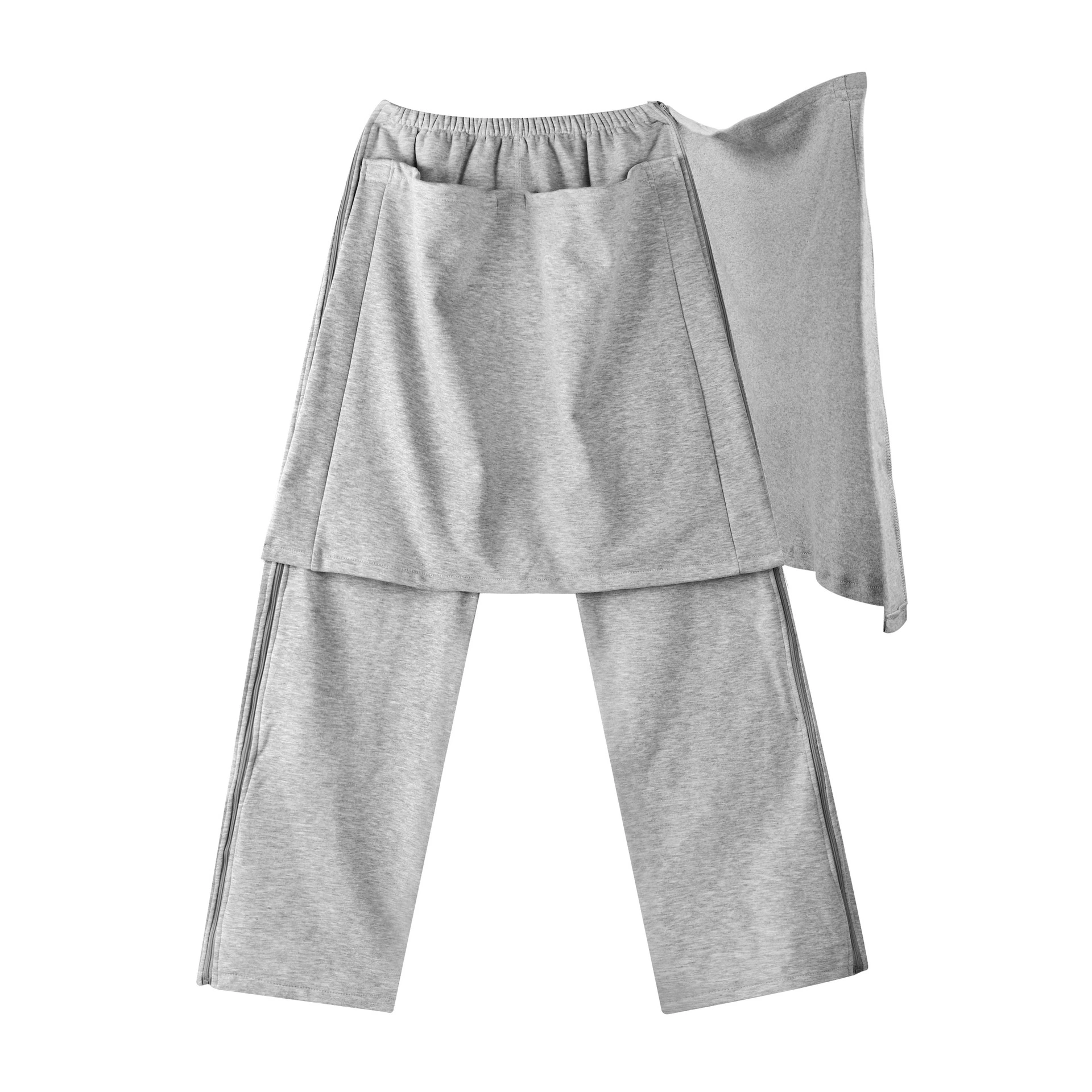 Период послеродового восстановления pants для мужчин и женщин в кровати с переломами ног, без промежности брюки для взрослых с недержанием, легко менять подгузники