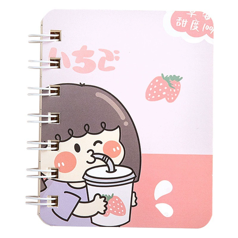 Мультфильм A7 горизонтальная линия портативный мини-блокнот