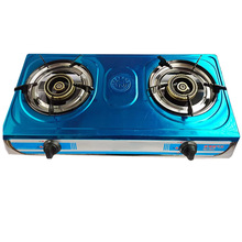 06加厚台式家用天然气双灶燃气灶不锈钢液化气带熄保双炉煤气灶