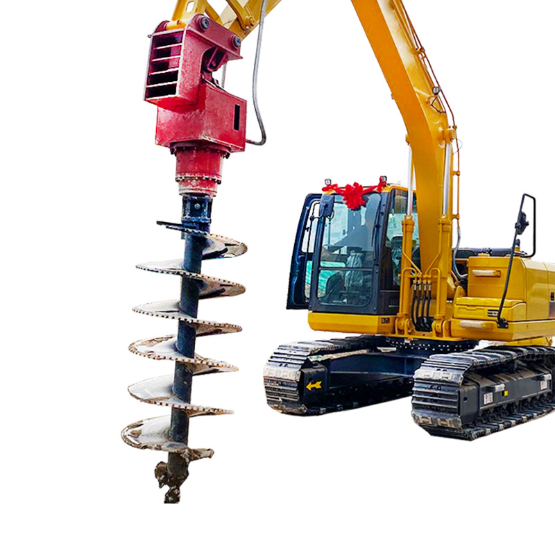 Excavación y modificación de la máquina de perforación de tornillo de la máquina de perforación de roca de agujero oculto de perforación de pilotes de fundación de excavación de pozo de árboles de poste de cable eléctrico