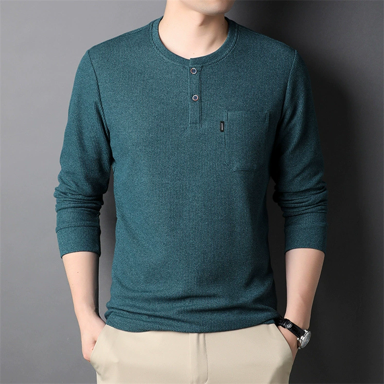 Spring long-sleeve, T-shirt, thin sweatshirt, for middle age