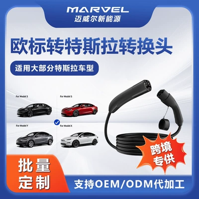 European Standard to Tesla Extension Cable Ev Charging Cable 7Kw5M for Type2 Charger and Tesla Car (Elektrikli avtomobil şarj cihazları) - eu-to-tesla-extension-cable