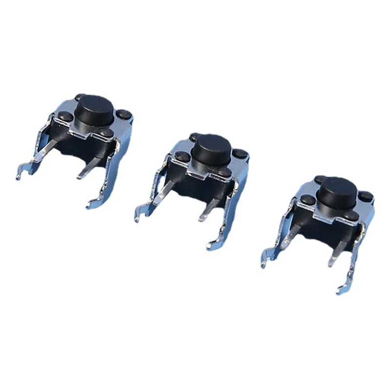 Электронный переключатель сенсорного переключателя 6*6 Кронштейн для позиционирования половинной упаковки Кнопка электронного переключателя Две ноги Сенсорный электронный переключатель