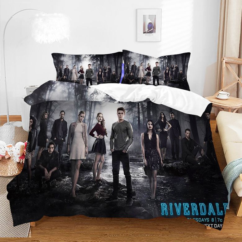 Conjunto de três quatro peças, capa de edredom pode ser personalizada_voghion.com