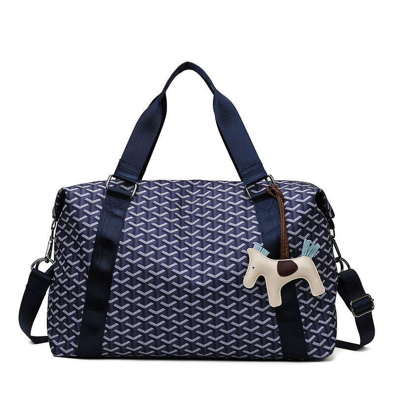 Bolsa de transporte de tela Oxford a prueba de agua, bolsa de viaje corto portátil de gran capacidad, bolsa de ocio deportiva para hombres.