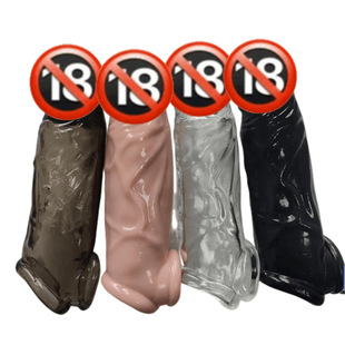 Adult supplies wholesale men's lock fine delay ring sex supplies husband and wife toys simulation spike crystal set