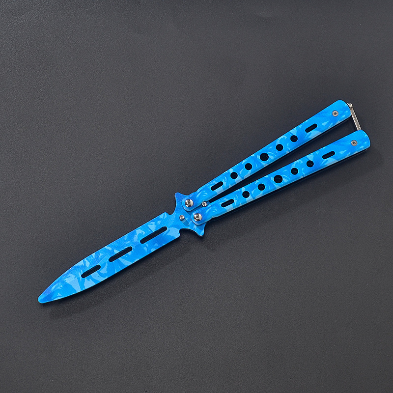 3D azul oscuro verde doble punta