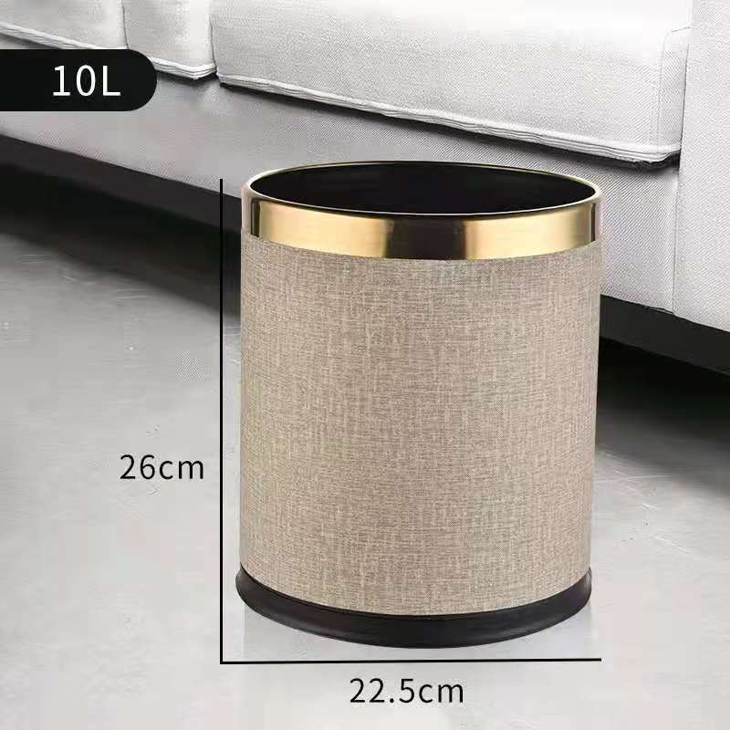 Doble anillo de oro plástico albaricoque tejido liso