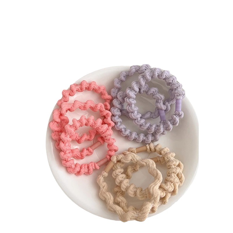 Liga de goma para el cabello de mujer, coleta alta, liga para el cabello, verano 2025, nueva liga de goma para adultos, liga para el cabello de verano, estuche de cuero.