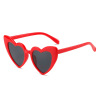 Fashionable sunglasses, glasses heart shaped, 2018, city style, gradient