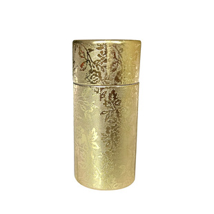 High-End Paper Tube Packaging Box Kraft Paper Tea Can Custom Empty Box Cosmetics Food Box Cylindrical Paper Spot