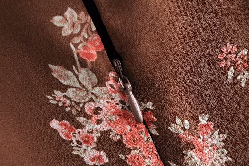 print sleeve dress NSAM20673