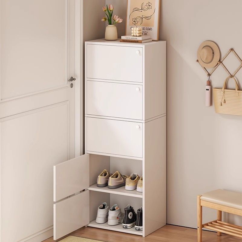 Shoe Cabinet for Home Door Storage Simple Dust-Proof Storage Cabinet Small Apartment Multi-Layer Large Capacity Vertical New Shoe Rack