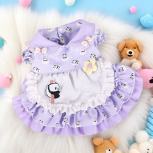宠物服饰布偶比熊狗狗猫咪洛丽塔裙ins公主风紫色衣服小猫可爱风