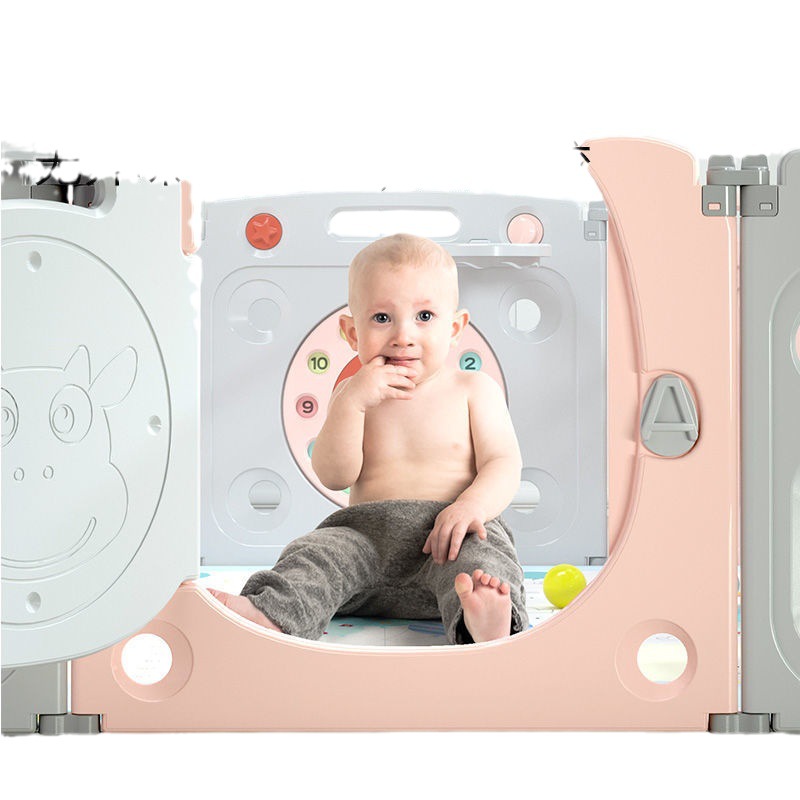 Juegos personalizados de seguridad para niños barrera de seguridad para bebés esterilla de rastreo doméstica piso bebé sala de estar barrera para niños pequeños