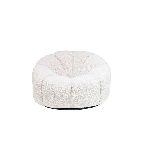 Nordic minimalist modern pumpkin-shaped sofa fabric combination for three people small apartment living room villa hotel