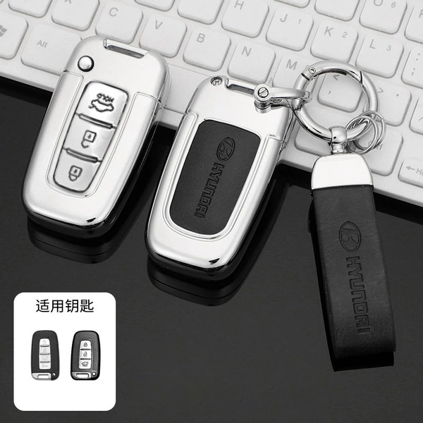 Hyundai 011-Silver Transparent Black+round head buckle