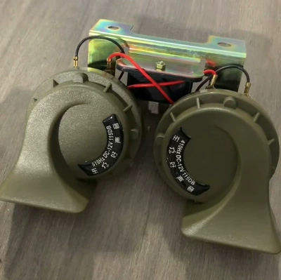 Horn Motorcycle Modification, Car horn/tweeter - 12v-light-green