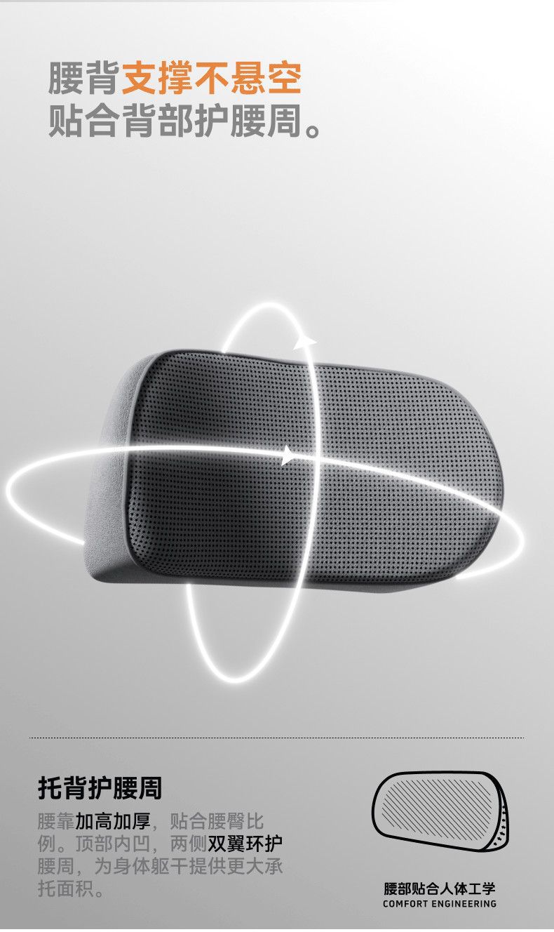 Suitable for AITO M6, same style as the mall's lumbar support, headrest, neck support, and waist support, car interior accessories, must-buy parts for new car modification