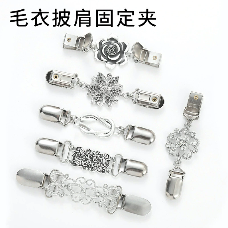 Шаль клип европейский и американский ретро свитер клип