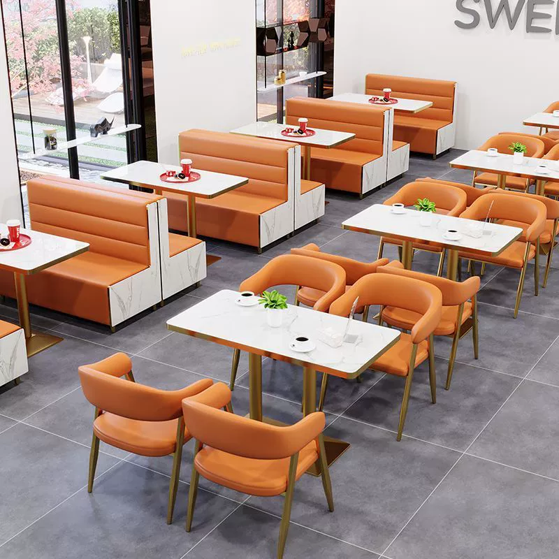 Известный в интернете набор стола и стульев для магазина молочного чая, закусочного ресторана, бургерной, десертной, пекарни, кафе быстрого питания, коммерческого киоска, дивана.