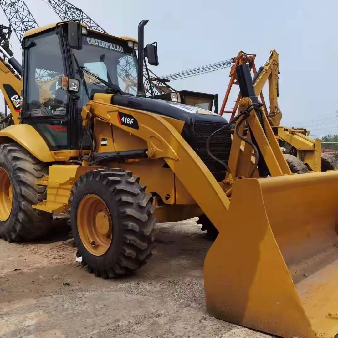 Ventas directas de comercio exterior Dos excavadoras de carga ocupadas JCB 3CX 4CX 416F CAT420F 430 430F