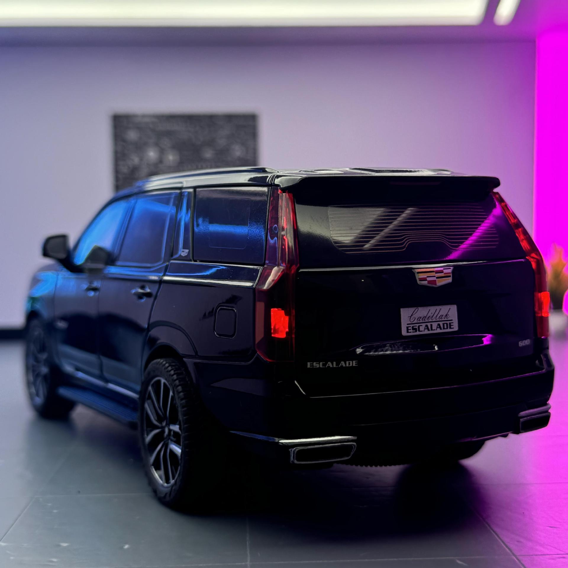 OK modelo de coche de aleación 1:2424 vehículo todoterreno Kaidi Escalade con sonido y luz de retorno coche de juguete decoración de modelo de sonido