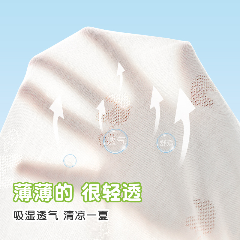 Traje de bebé verano para niños de manga corta delgada de dos piezas para niños y niñas ropa de entrepierna abierta ropa de verano para bebés image 4
