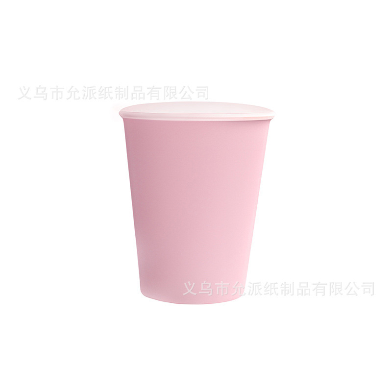 ソリッドカラーテーマパーティー食器ピンクレース誕生日パーティー用品使い捨て食器セット紙皿ナイフフォークスプーン|undefined