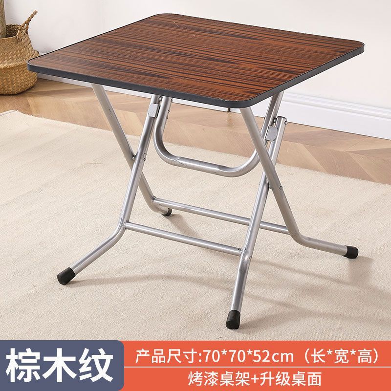 사각 70*70cm 다크 브라운 나뭇결 색상