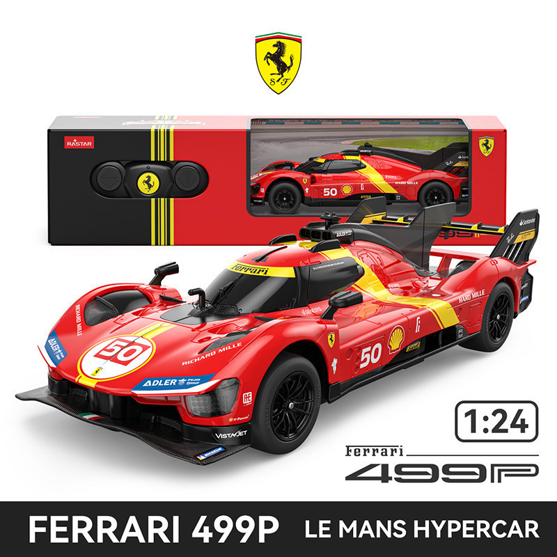 Rastar Ferrari 499P 1:24 Remote Control Car Rc Toy for Boys and Kidsren 6 Years Old Racing Car