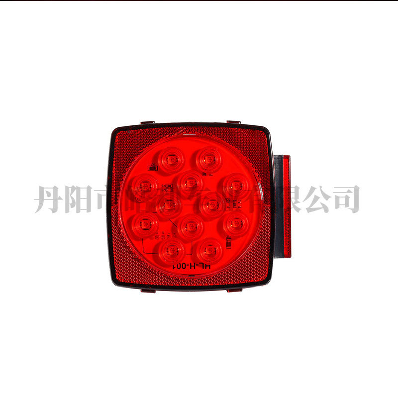 Haoli fábrica suministro remolque cuadrado LED luz trasera kit BHL-H-004 brillante impermeable camión