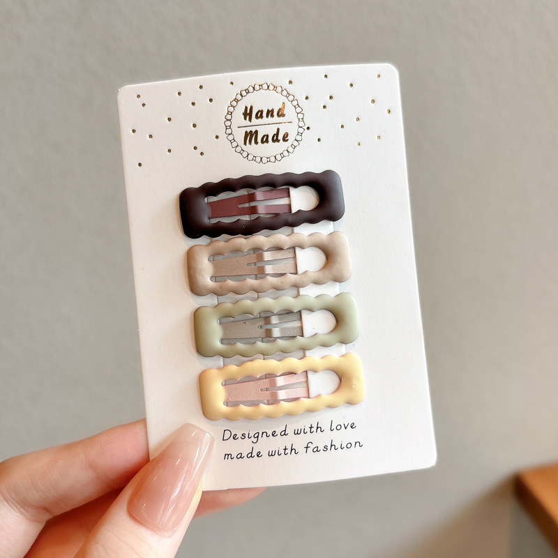 Pin de cabello de color estrella de pentacos pin de cabello de niñas pin de cabello lateral pin de cabello de dopamina pin de cabello pin BB pin