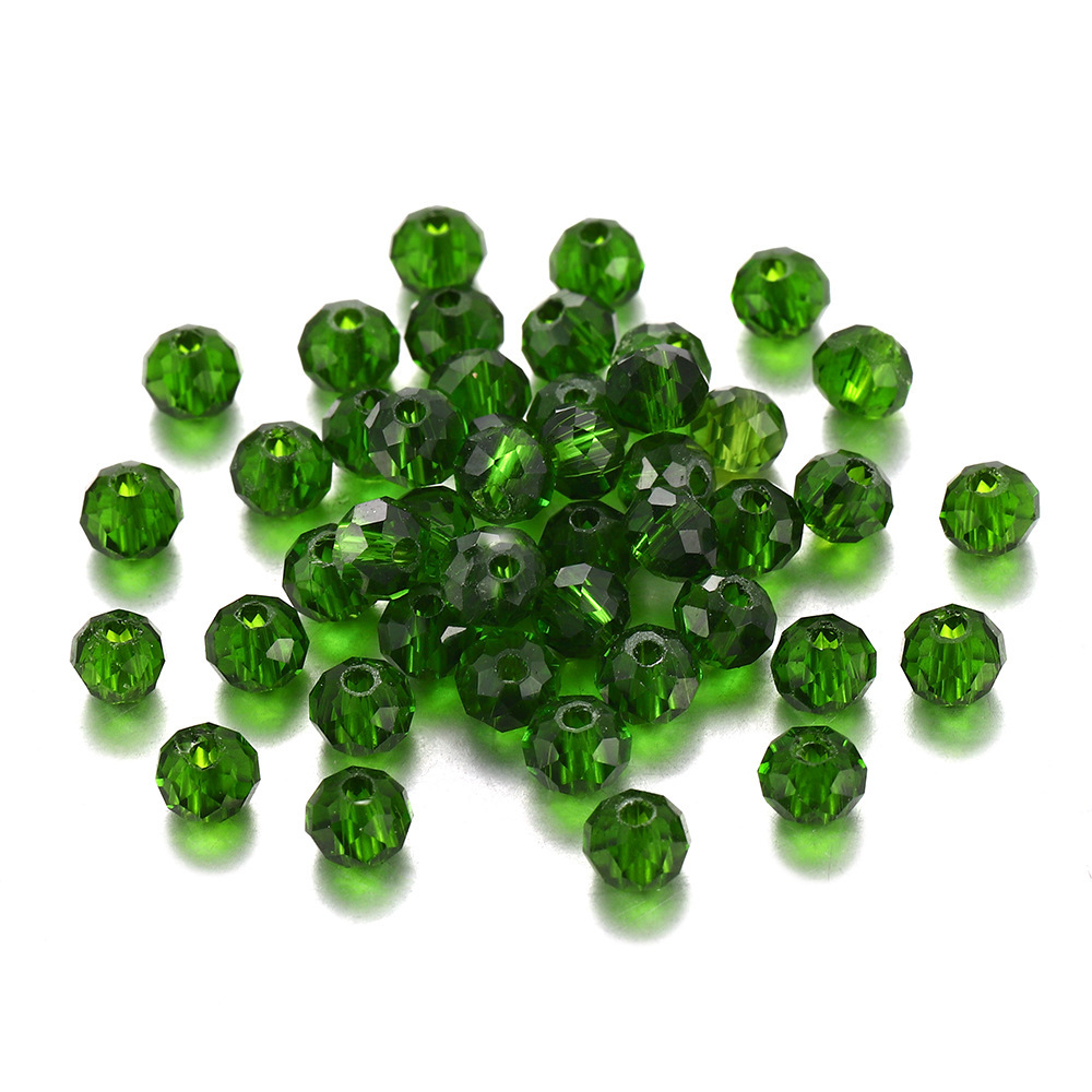 Прозрачный темно-зеленый