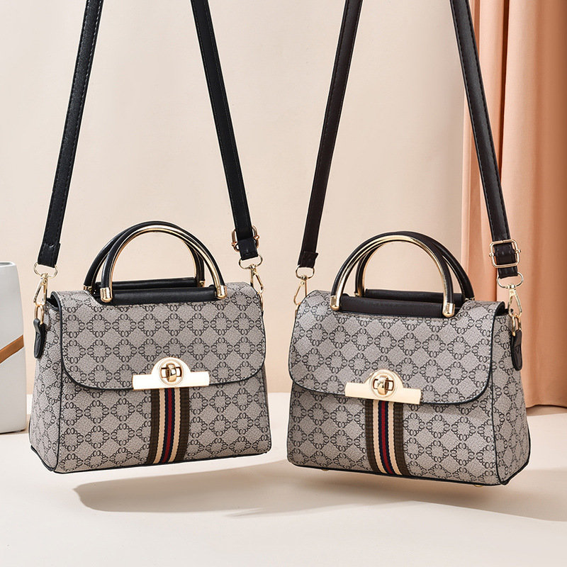 Cross-border High-end Small Bag Women's Bag New Fashionable Fashionable Casual All-match Internet Popular Hand-held Shoulder Soft Leather Crossbody Bag