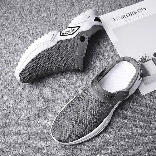 Men's  new slippers men's summer non-slip sports half slippers ins Baotou hole shoes sandals casual slippers