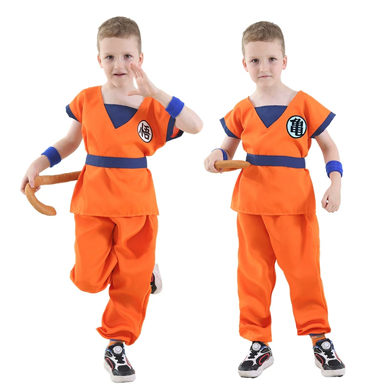 Костюм Dragon Ball Sun Wukong, детский мужской костюм черепахи, школьный косплей, аниме, костюм для выступлений, костюм на Хэллоуин