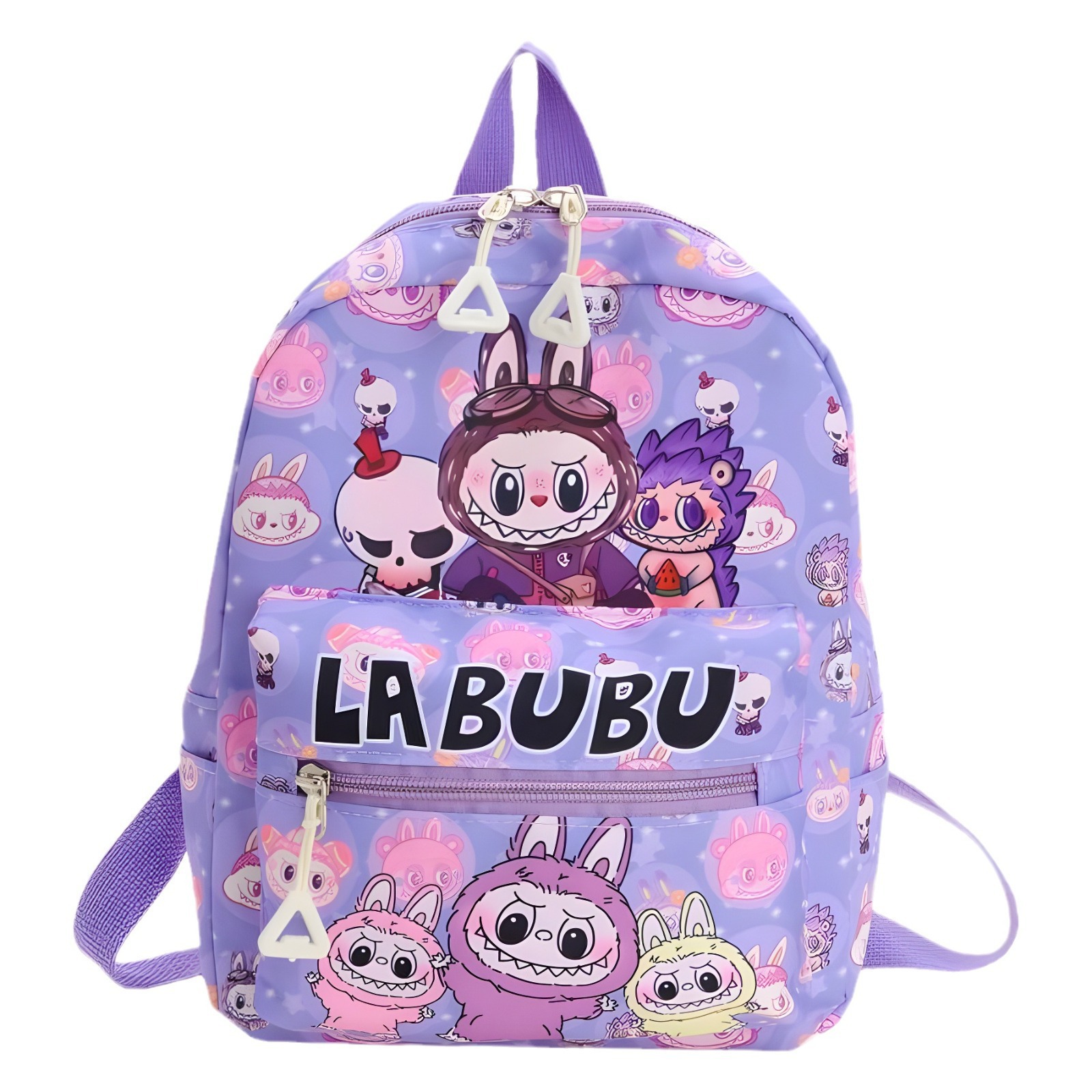 (2개) LABU 어린이 배낭 새로운 귀여운 경량 배낭 대용량 고가치 LABUBU 유치원 학교 가방