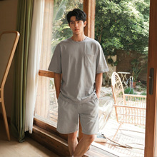 【超柔软】夏季莫代尔棉睡衣A类抗菌男士凉感型可外穿时尚家居服