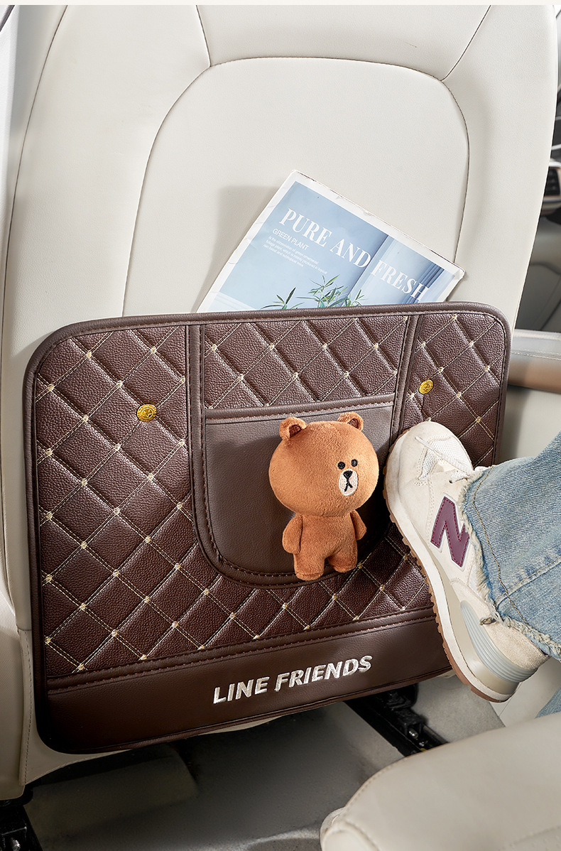 Car Anti-Kick Pad for Rear Seat Backrest, Child Protection Mat for Car Interior, Anti-Kick and Anti-Dirt Protective Gear