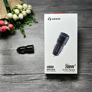 Gonai GC-C17 Sink Ərinti Avtomobil Şarj Cihazı PD Flash Charge 30W + USB