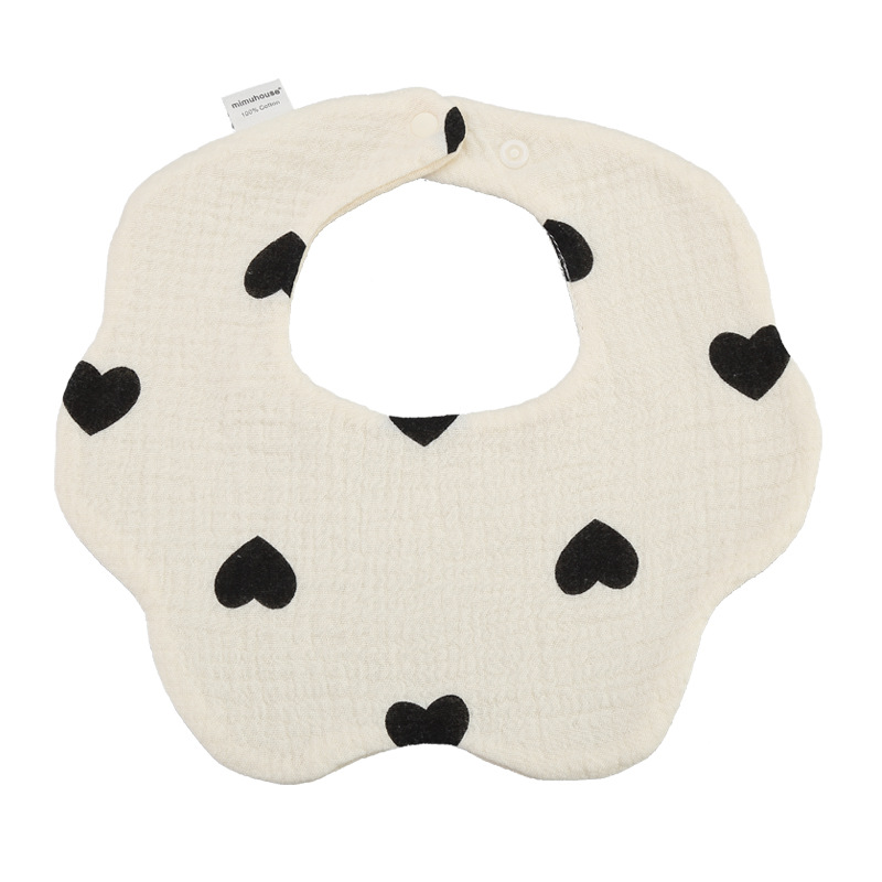 Babero de Pétalos de Gasa para Bebé de Gasa de Algodón, Transpirable, Absorbente de Agua, para Bebés image 85