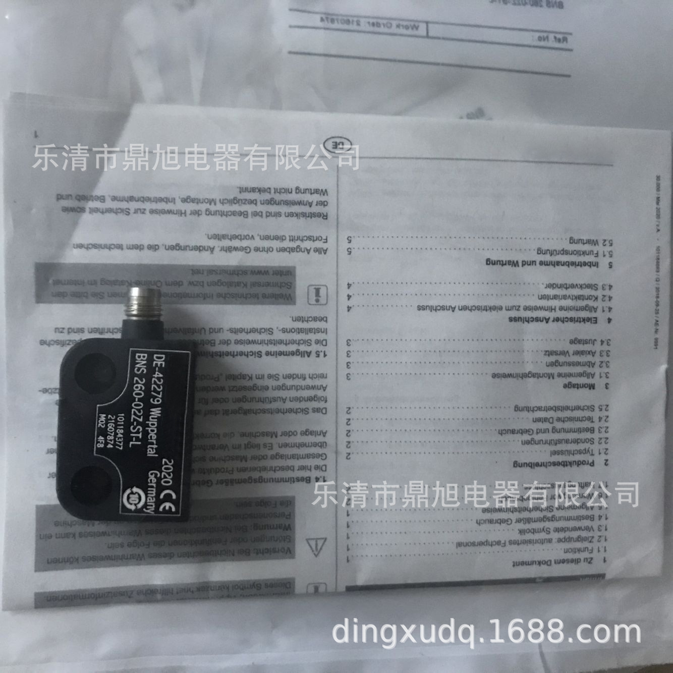 销售全新 实物图拍摄 BNS 260/02Z-ST-L-2 接近传感器BPS-260-1