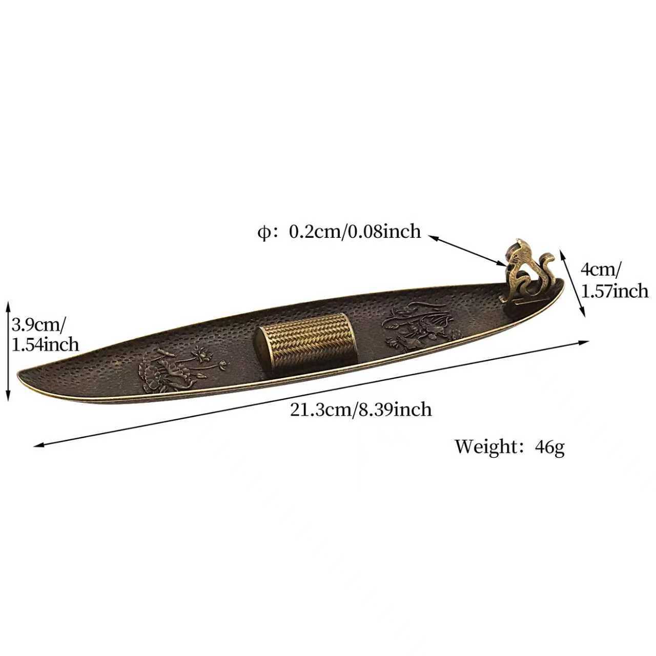 【신상】 고양이 보트 모양 향꽂이