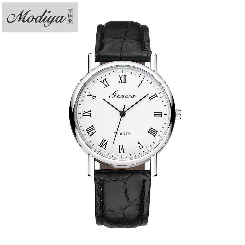 Direct Supply from Manufacturer, Niche In-Stock Men's Watches Wholesale, Cross-Border Quartz Watches with Leather Straps, High-End Men's Watches