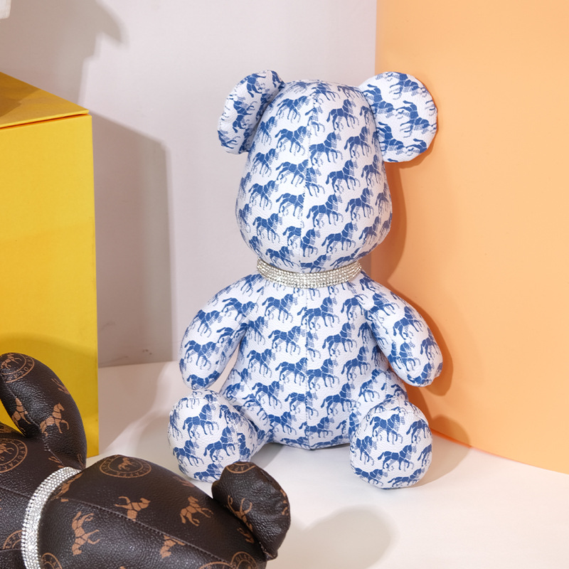 Lapolaffe de alto nivel de adornos de cuero para cachorros colgantes impresos C1008#